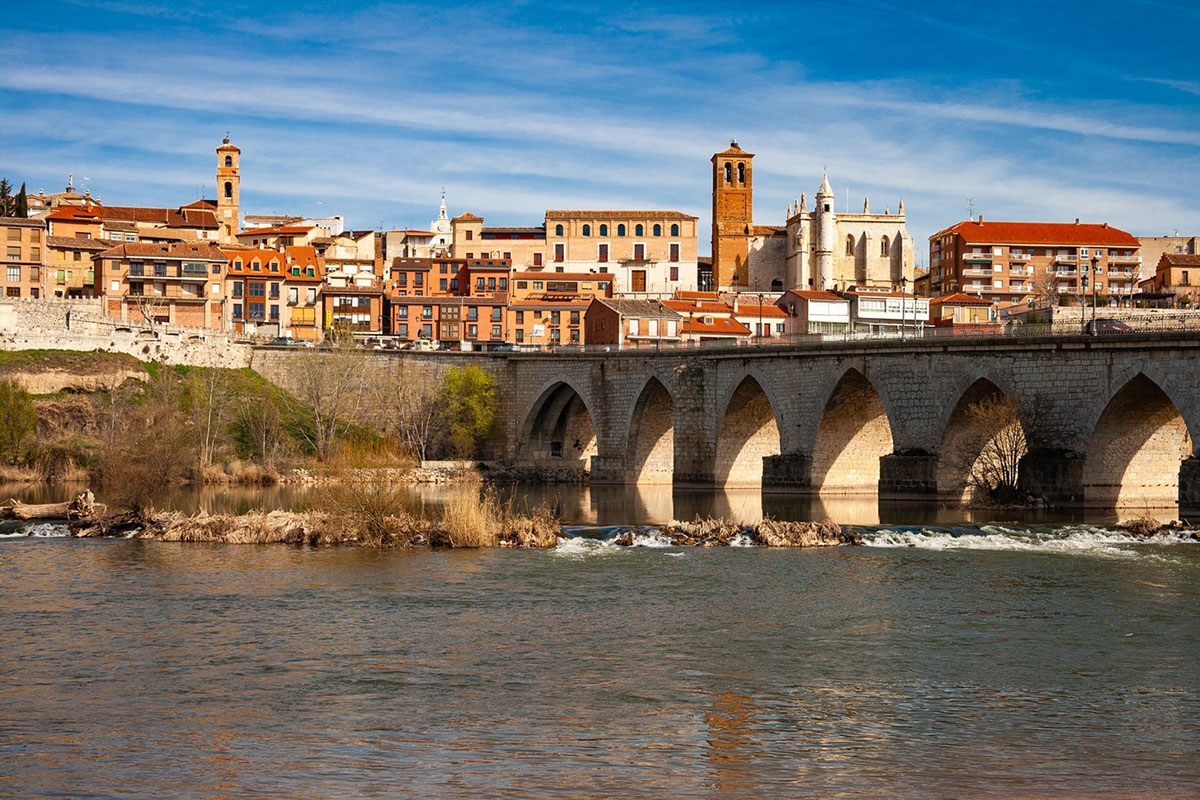 Imagen del puente de Tordesillas
